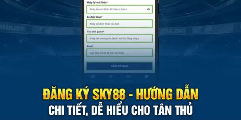 Đăng ký SKY88 trên mobile